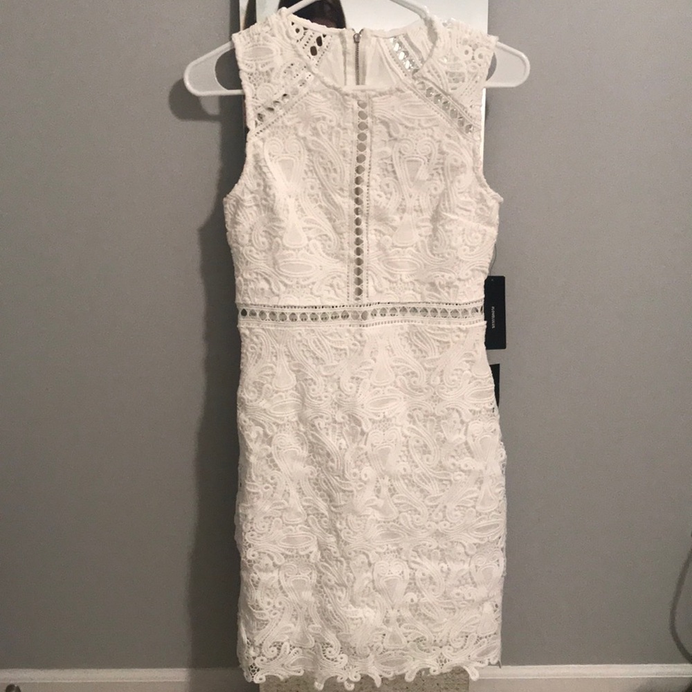 Brand new Lulu’s, white lace dress